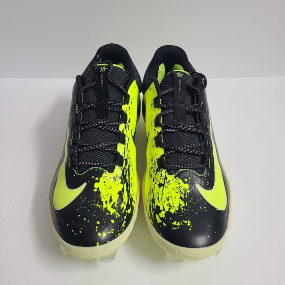 NEW Nike Alpha Huarache Elite 4 Low MCS Baseball Cleats FV6096-001 Size 10 Black